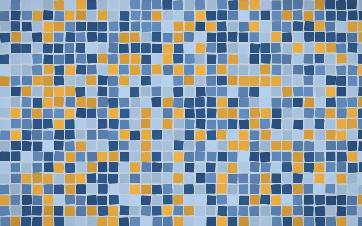 Jodhpur Indigo Mosaic — dark blue mosaic background