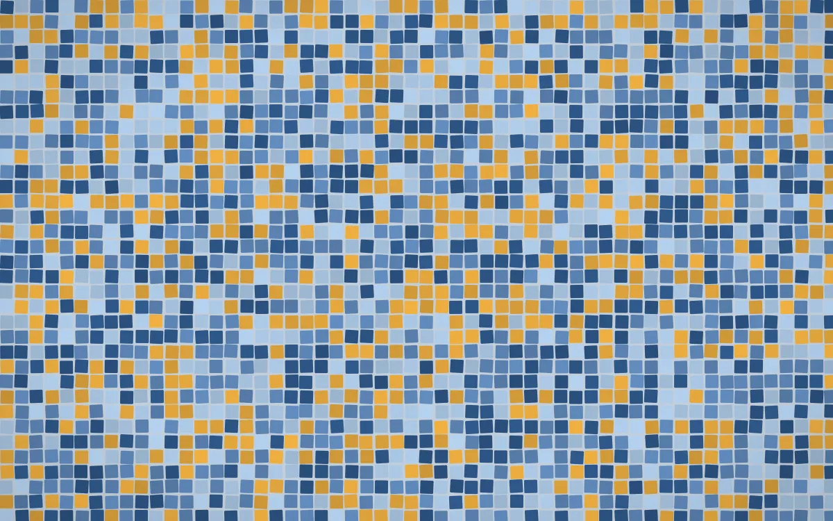 Jodhpur Indigo Fine Mosaic — dark blue mosaic background