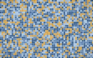 Jodhpur Indigo Fine Mosaic — dark blue mosaic background