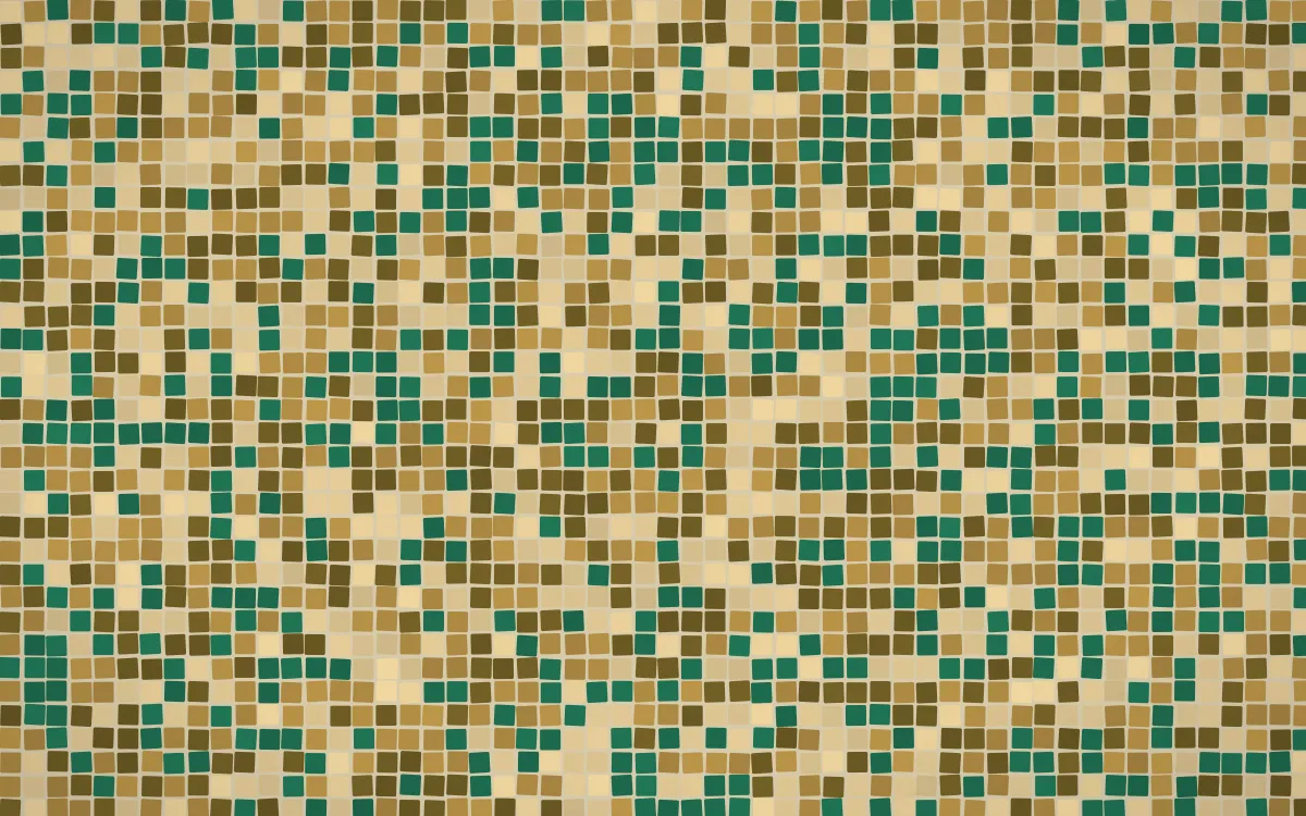 Kerala Spice Fine Mosaic — colourful gold, brown and yellow mosaic background