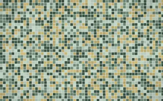 Kiwi Fern Fine Mosaic — dark green mosaic background