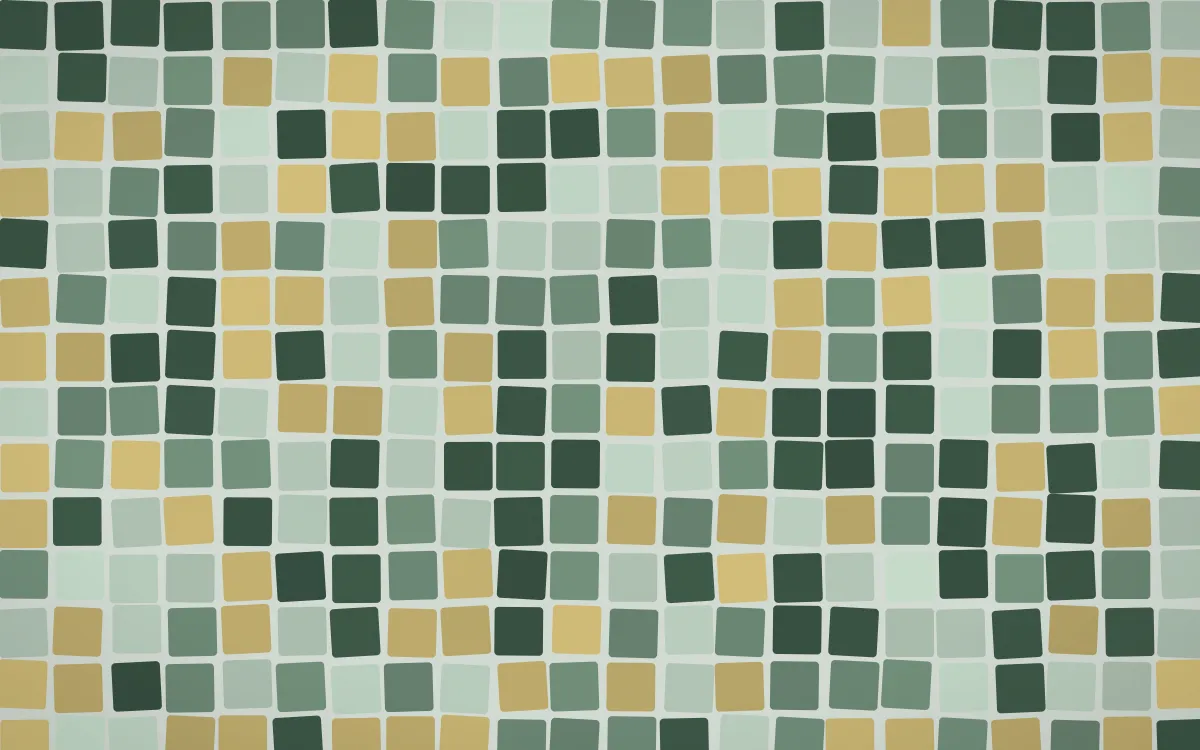 Kiwi Fern Grand Mosaic — dark green mosaic background