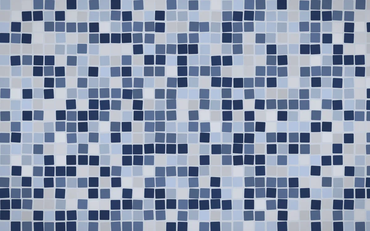 Kyoto Indigo Mosaic — dark blue mosaic background