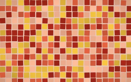 Lantern Festival Grand Mosaic — dark orange and red mosaic background