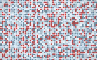 Lapland Snow Fine Mosaic — light blue mosaic background