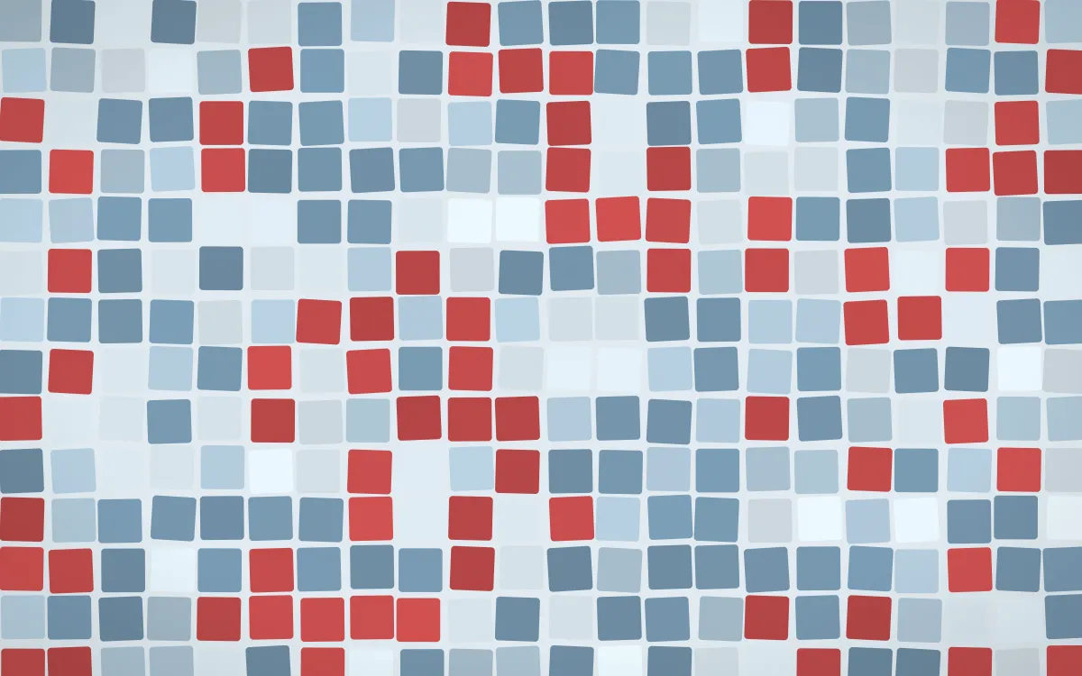 Lapland Snow Grand Mosaic — light blue mosaic background