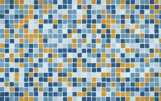 Lisbon Azul Mosaic — light blue mosaic background