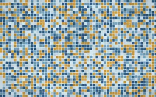 Lisbon Azul Fine Mosaic — light blue mosaic background
