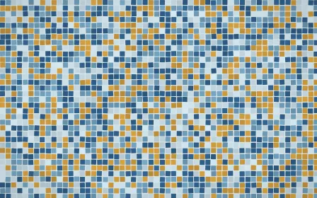 Lisbon Azul Fine Mosaic — light blue mosaic background