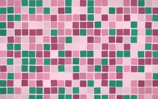 Lotus Siam Grand Mosaic — light pink mosaic background