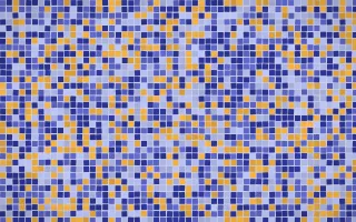 Majorelle Fine Mosaic — dark blue mosaic background