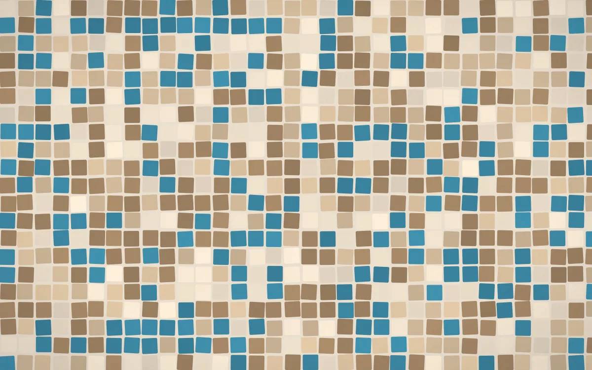 Manila Shell Mosaic — light orange and beige mosaic background