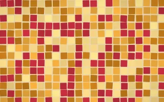 Marigold Temple Grand Mosaic — colourful orange and yellow mosaic background