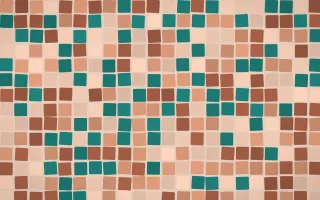 Marrakech Rose Grand Mosaic — light orange and beige mosaic background