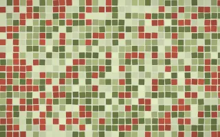Matcha House Mosaic — light green mosaic background