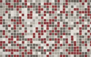Milano Stone Mosaic — light orange and grey mosaic background