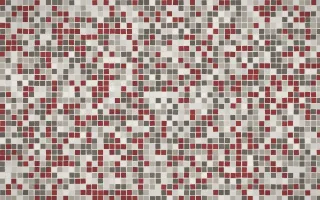 Milano Stone Fine Mosaic — light orange and grey mosaic background