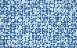 Ming Porcelain Fine Mosaic — light blue mosaic background