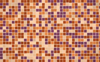 Momiji Maple Mosaic — colourful orange and brown mosaic background