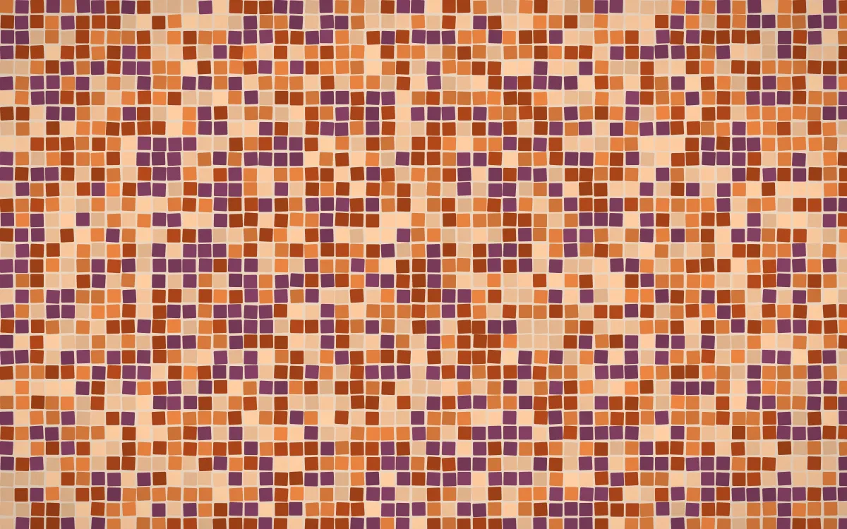 Momiji Maple Fine Mosaic — colourful orange and brown mosaic background