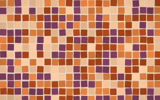Momiji Maple Grand Mosaic — colourful orange and brown mosaic background