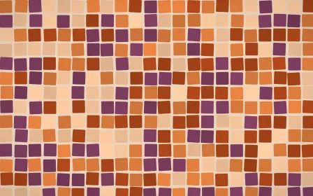 Momiji Maple Grand Mosaic — colourful orange and brown mosaic background