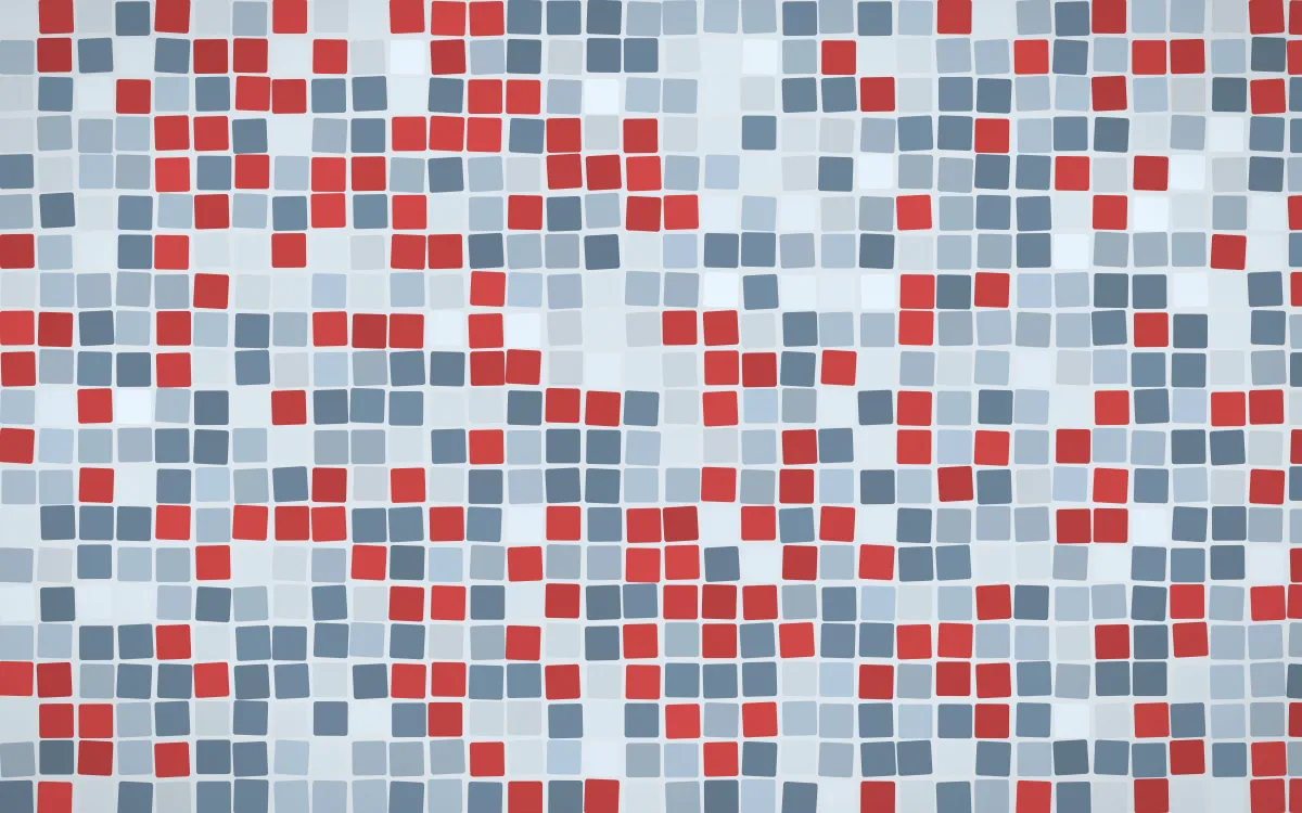 Montréal Hiver Mosaic — light blue mosaic background