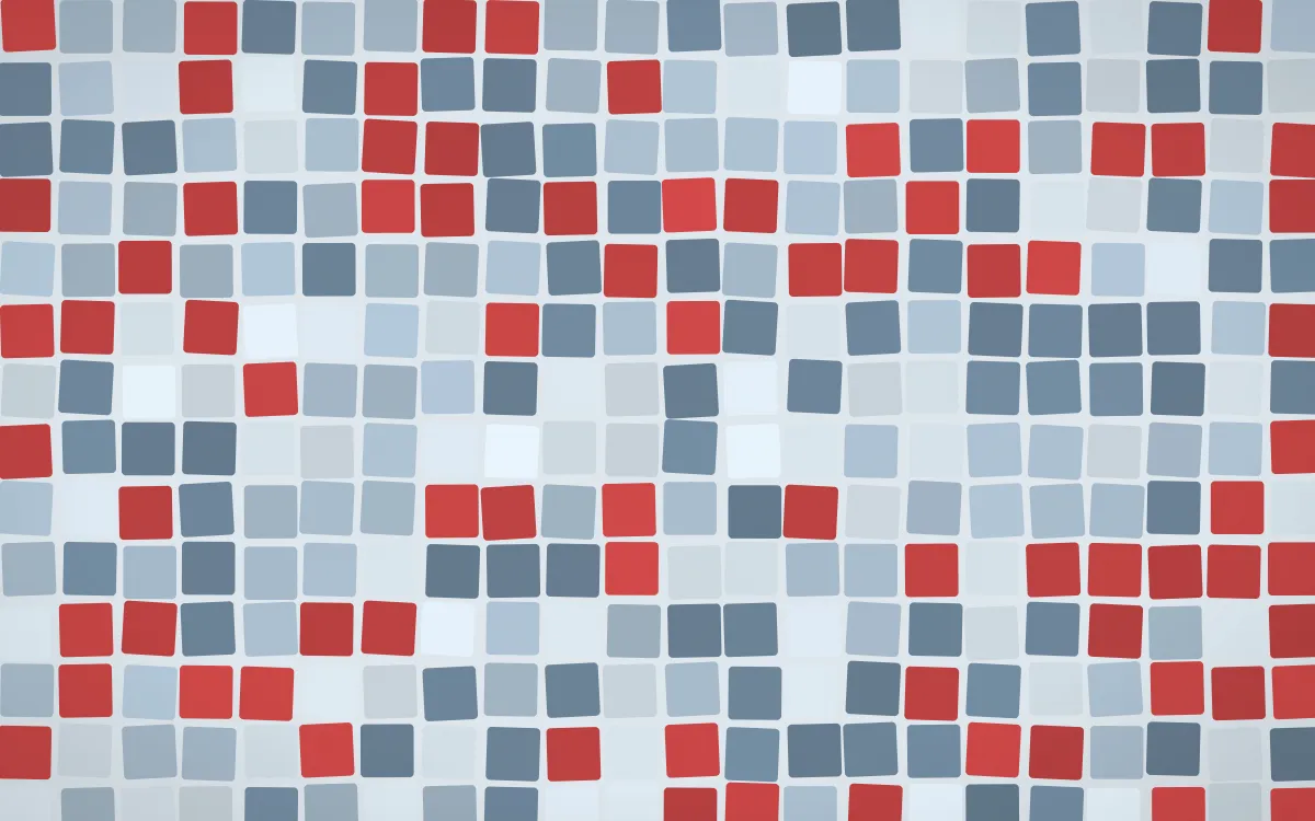 Montréal Hiver Grand Mosaic — light blue mosaic background