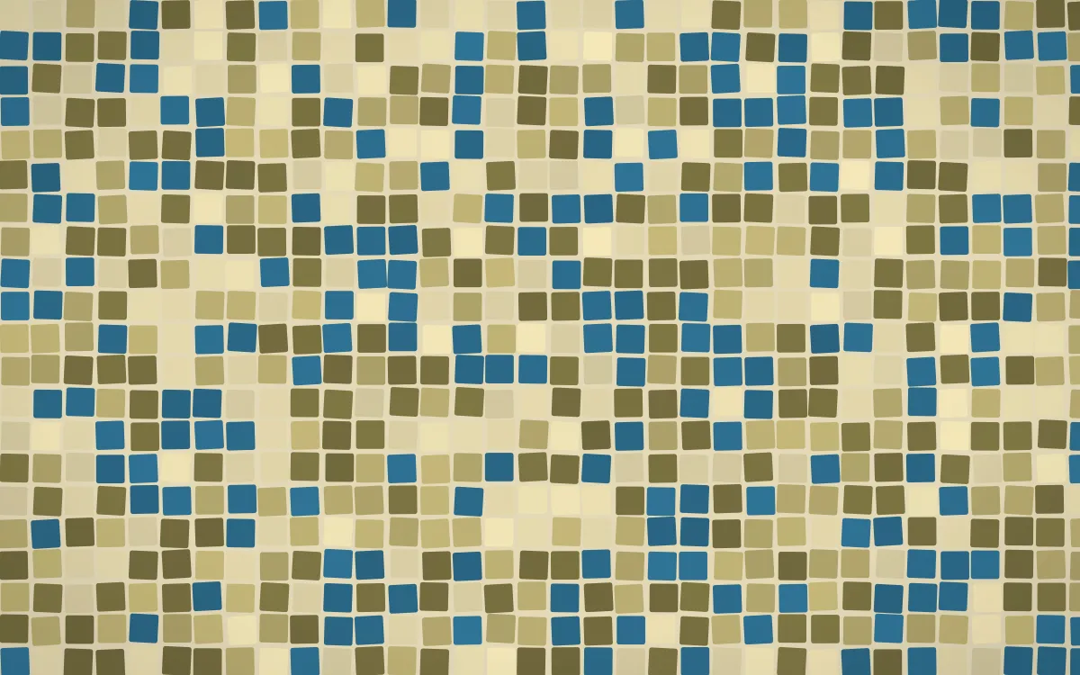Nile Papyrus Mosaic — light yellow and beige mosaic background