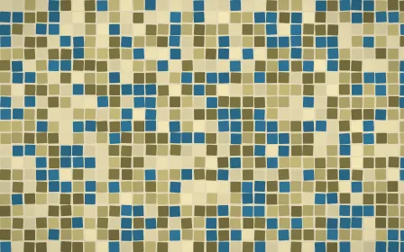Nile Papyrus Mosaic — light yellow and beige mosaic background