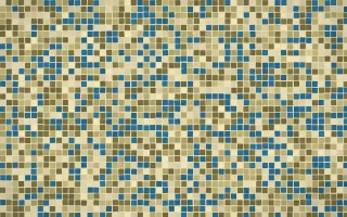 Nile Papyrus Fine Mosaic — light yellow and beige mosaic background