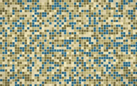Nile Papyrus Fine Mosaic — light yellow and beige mosaic background