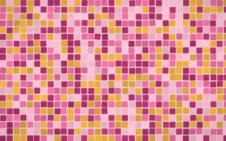 Oaxaca Pink Mosaic — colourful pink mosaic background