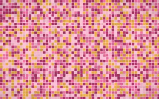 Oaxaca Pink Fine Mosaic — colourful pink mosaic background
