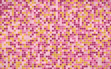 Oaxaca Pink Fine Mosaic — colourful pink mosaic background
