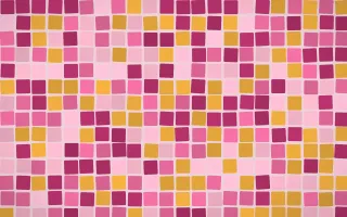 Oaxaca Pink Grand Mosaic — colourful pink mosaic background