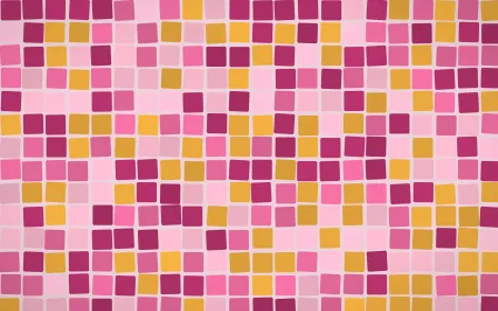 Oaxaca Pink Grand Mosaic — colourful pink mosaic background