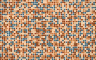 Outback Clay Fine Mosaic — colourful orange and brown mosaic background