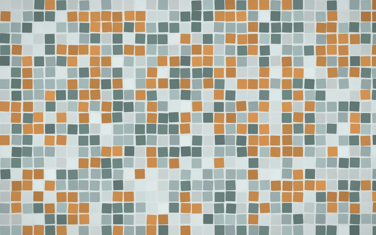 Pacific Fog Mosaic — light teal and grey mosaic background