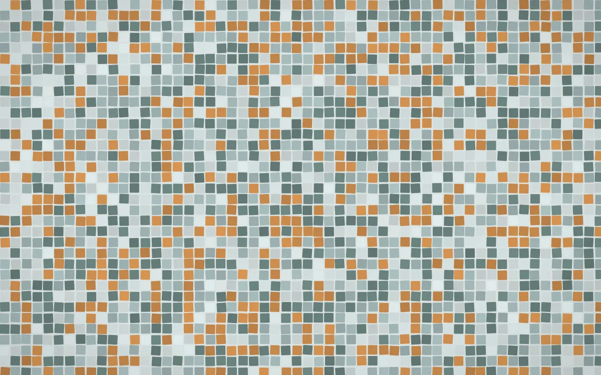 Pacific Fog Fine Mosaic — light teal and grey mosaic background