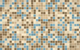 Pampas Cream Mosaic — light orange and beige mosaic background