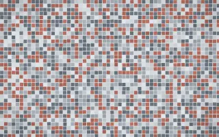 Paris Zinc Fine Mosaic — light blue and grey mosaic background