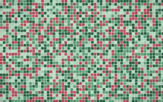 Persian Garden Fine Mosaic — dark green mosaic background
