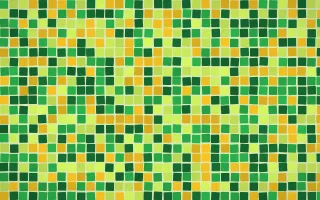 Rio Carnival Mosaic — colourful green mosaic background