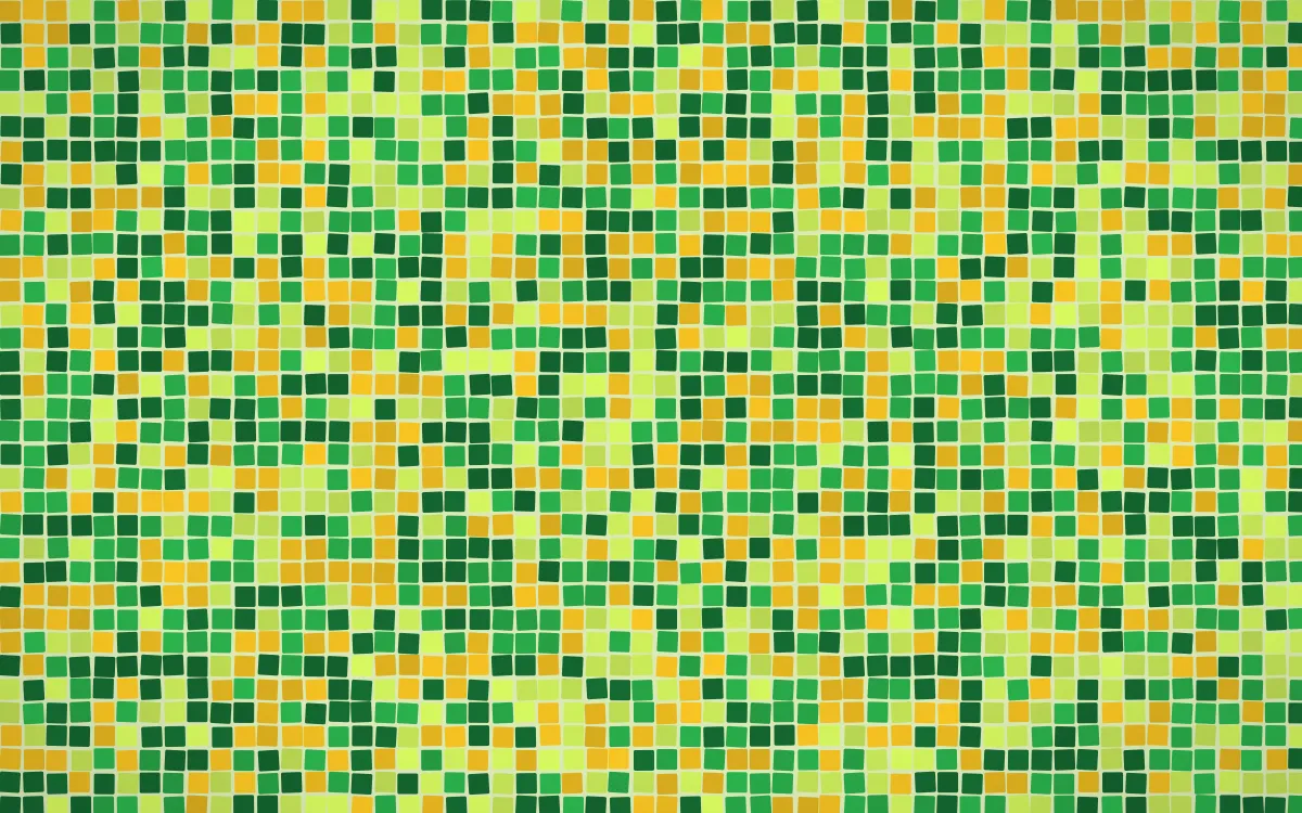 Rio Carnival Fine Mosaic — colourful green mosaic background