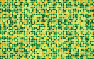 Rio Carnival Fine Mosaic — colourful green mosaic background