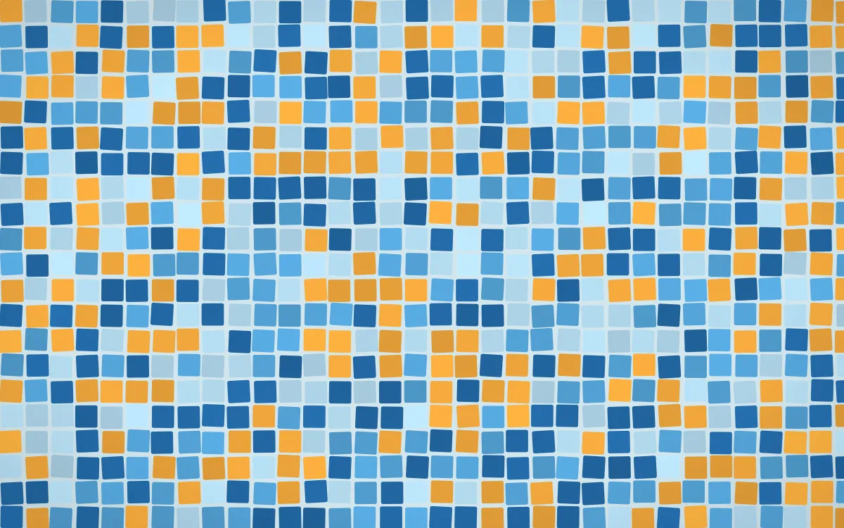 Côte d'Azur Mosaic — colourful blue mosaic background