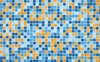 Côte d'Azur Mosaic — colourful blue mosaic background