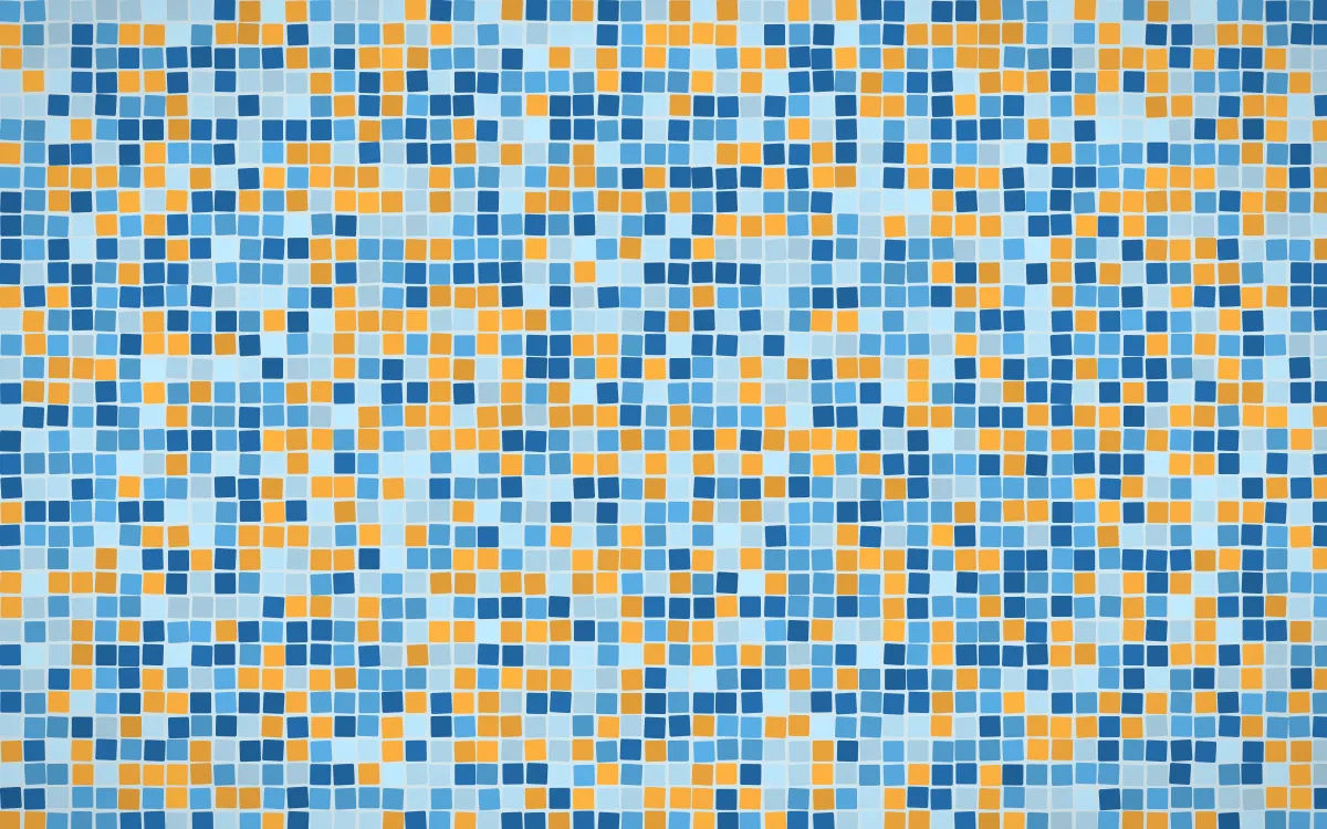 Côte d'Azur Fine Mosaic — colourful blue mosaic background