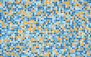 Côte d'Azur Fine Mosaic — colourful blue mosaic background